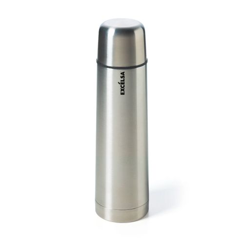 Thermos, doppia parete, acciaio inox, 0,75 litri