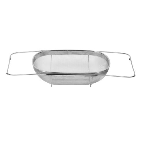 Scolatutto rettangolare, acciaio inox, 34x23 cm