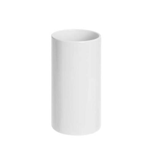 Portautensili, cilindrico, bianco, infrangibile