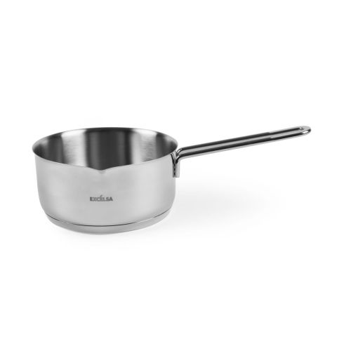 Casseruola, con becco, acciaio inox 18/10, 14 cm