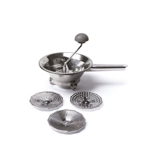 Passatutto manuale con 3 dischi, acciaio inox