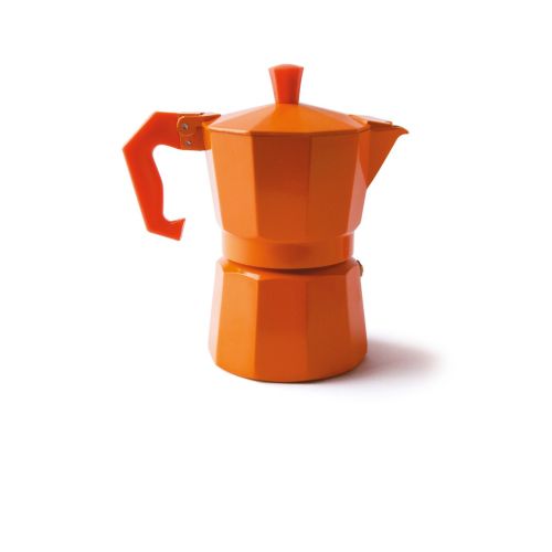 Caffettiera, 3 tazze, arancione