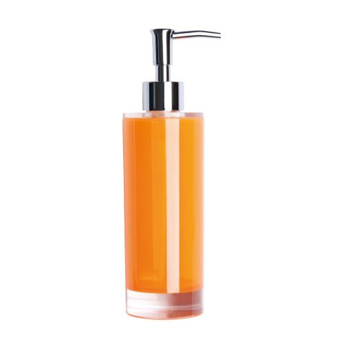 Dosatore per sapone liquido, plastica, arancione, 300 ml