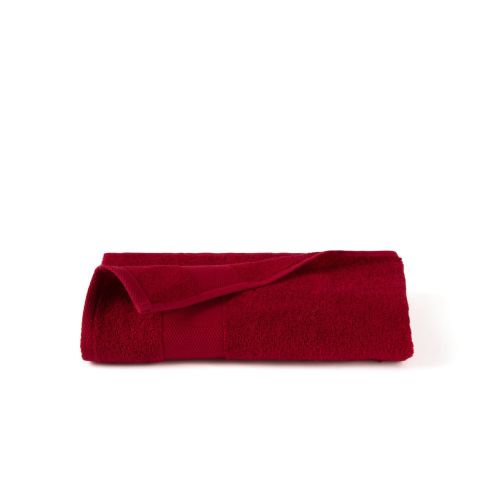 Asciugamano viso, 100% cotone, rosso, 60x100 cm