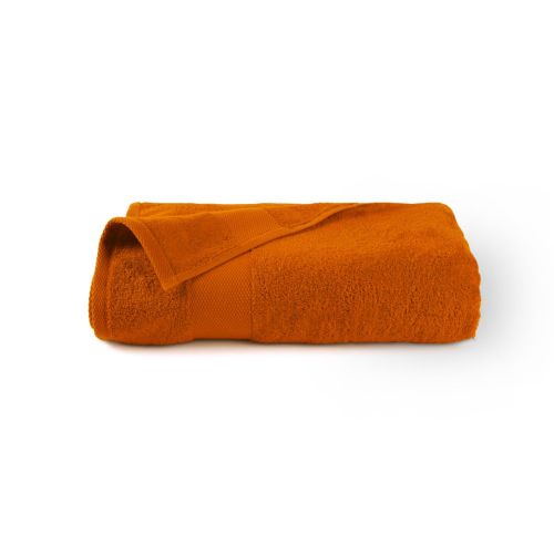 Telo doccia, 100% cotone, arancione, 100x150 cm