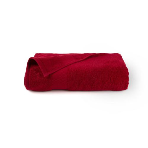 Telo doccia, 100% cotone, rosso, 100x150 cm