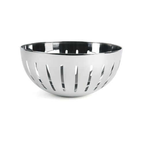 Cestino decorativo per alimenti, acciaio inox, 20 cm