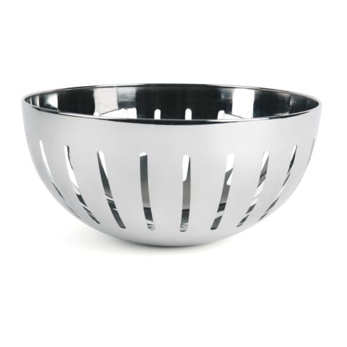 Cestino decorativo per alimenti, acciaio inox, 23 cm