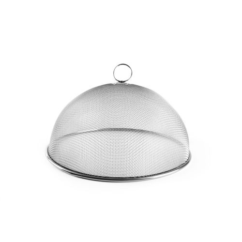 Coprivivande, tondo, acciaio inox, 30 cm