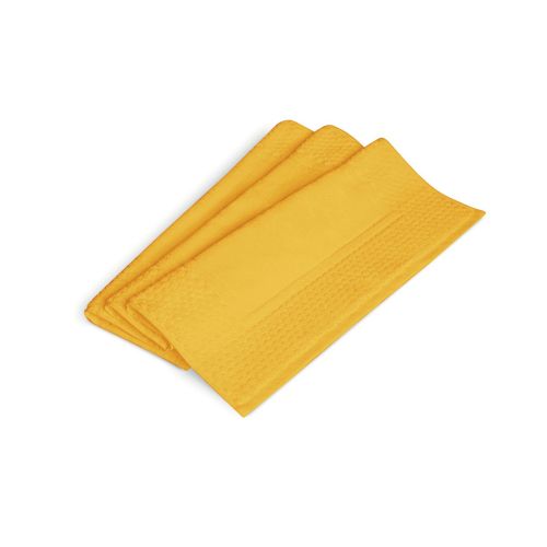 Tappeto bagno, 100% cotone, giallo, 50x80 cm