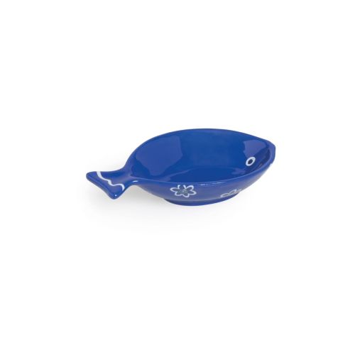 Ciotola a servire, forma di pesce, blu