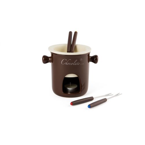 Set per fonduta, 7 pezzi in ceramica