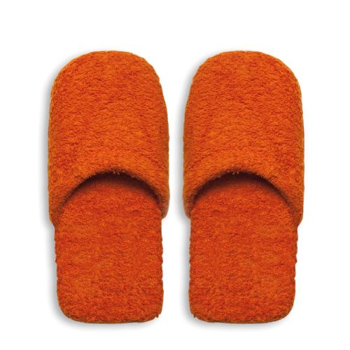 Ciabatte in spugna, 100% cotone, misura l/xl, arancione