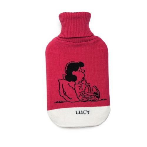 Borsa acqua calda, rivestita lucy, 2 litri, fragola