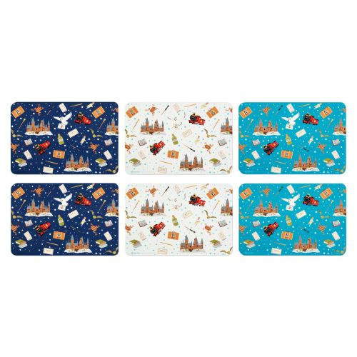 Tovagliette rettangolari, 6 pezzi, pp, 43,5x29 cm, harry pot