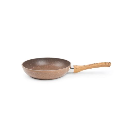 Padella, 1 pezzo, 28 cm, effetto legno e pietra