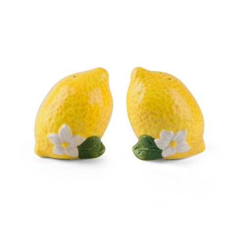 Set sale/pepe, 2 pezzi, limoni, ceramica