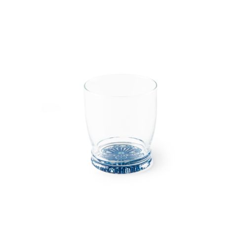 Bicchieri acqua, 6 pezzi, fondo boheme blu