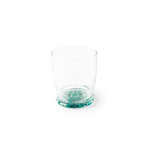 Bicchieri acqua, 6 pezzi, fondo con mandala azzurro