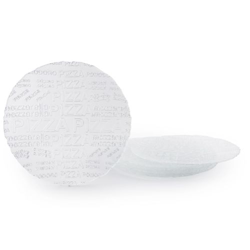 Piatti pizza, 6 pezzi, vetro, trasparente, 33 cm