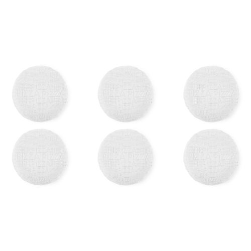 Piatti pizza, 6 pezzi, vetro, trasparente, 33 cm