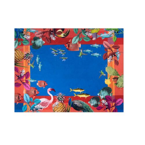 Tovaglia, stile orientale, 100% cotone, 150x200 cm