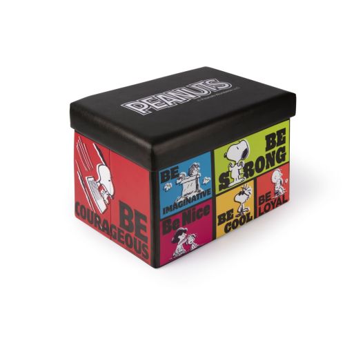 Box portatutto, con seduta, rettangolare, peanuts