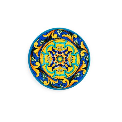 Sottopentola, 1 pezzo, ceramica, stile siciliano
