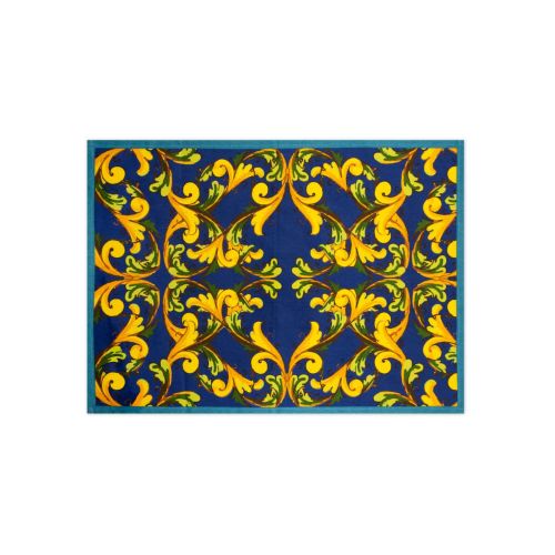 Canovaccio, 100% cotone, stile siciliano, 50x70 cm