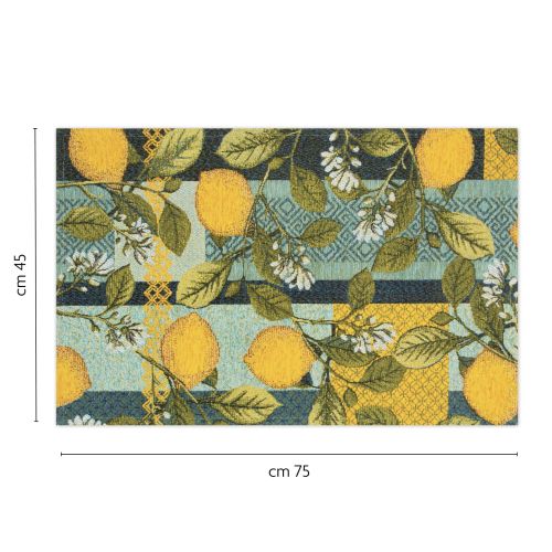 Tappeto da cucina, limoni, 45x75 cm