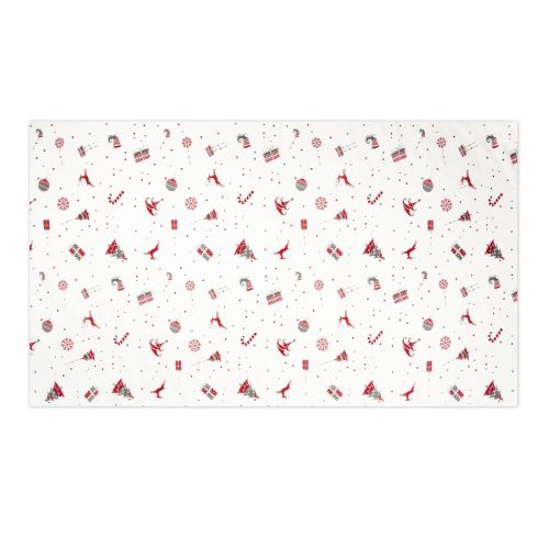 Tovaglia, natalizia, 100% cotone, 140x240 cm