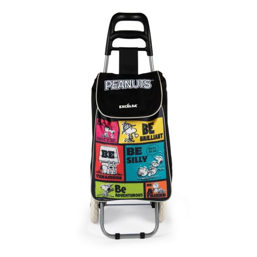 Carrello della spesa, peanuts, nero, 38 litri
