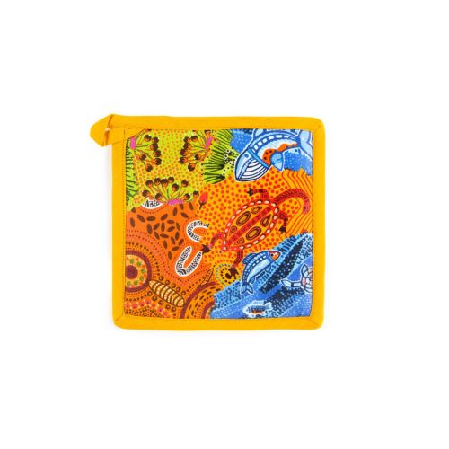 Presina, stile aborigeno, 20x20 cm