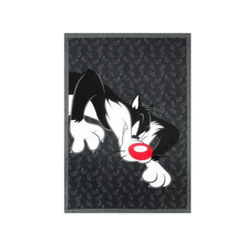 Canovaccio, 100% cotone, gatto silvestro, 50x70 cm