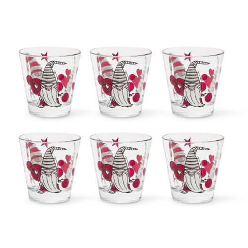 Bicchieri acqua, 6 pezzi, natalizi