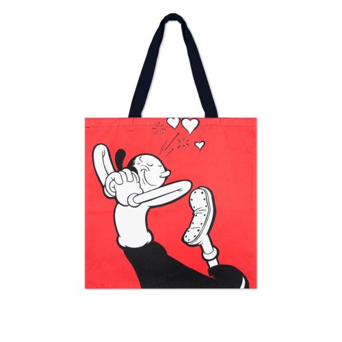 Shopper con olivia, peanuts, in cotone e poliestere