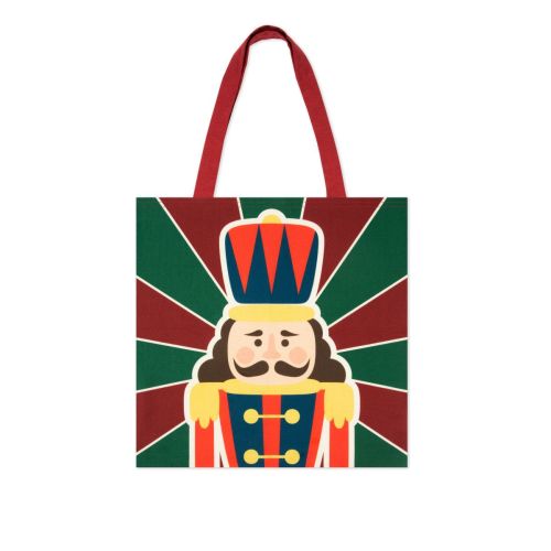 Shopper fanatasia natalizia, in cotone e poliestere