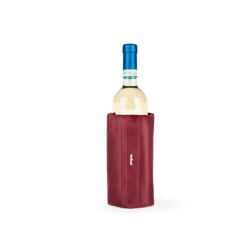 Copribottiglia termico, a fascia, colore bordeaux