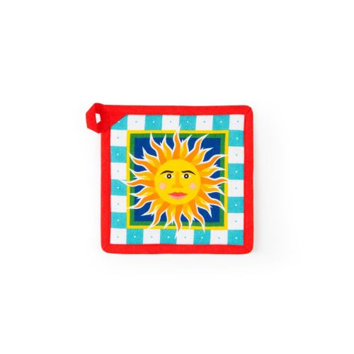 Presina, con sole, stile siciliano, 20x20 cm
