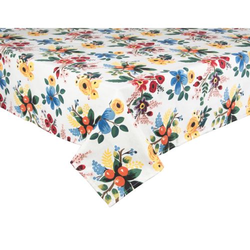 Tovaglia rettangolare, floreale, 140x240 cm