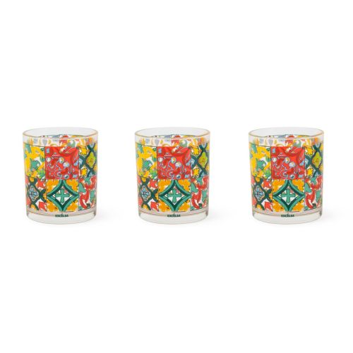 Bicchieri acqua, 3 pezzi, stile portoghese