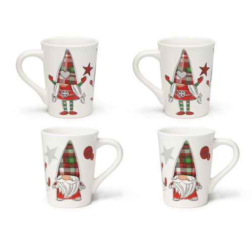 Tazze tipo mug, 4 pezzi, natalizie