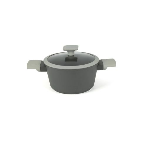 Casseruola con manici, antiaderente, con coperchio, 20 cm