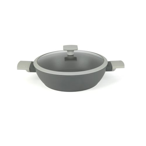 Tegame con manici, antiaderente, con coperchio, 28 cm