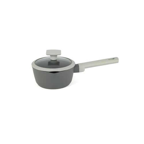 Casseruola con manico, antiaderente, con coperchio, 16 cm