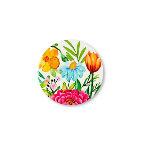Sottopentola, 1 pezzo, ceramica, fiori