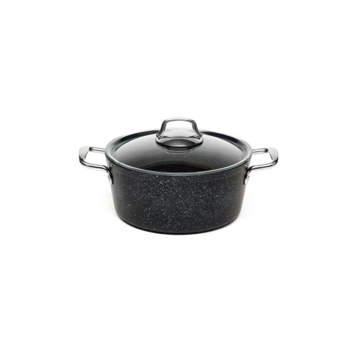 Casseruola antiaderente, alluminio forgiato, 24 cm