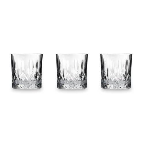 Bicchieri acqua, 3 pezzi, vetro trasparente