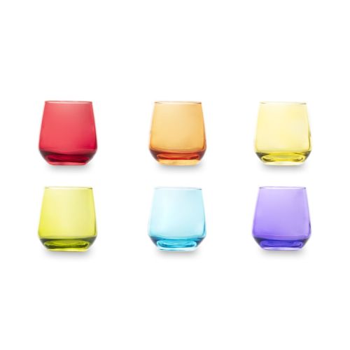 Bicchierini da liquore, 6 pezzi, multicolore