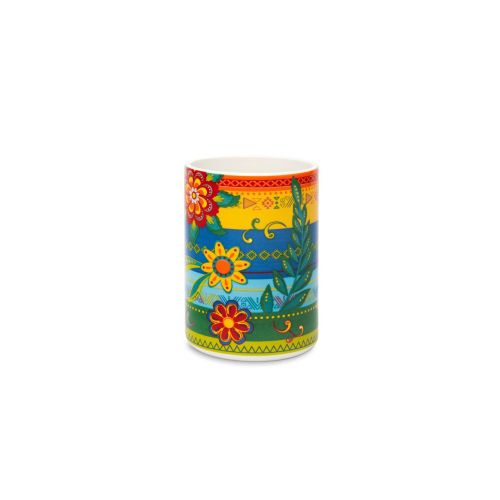 Portautensili, cilindrico, multicolore, ceramica